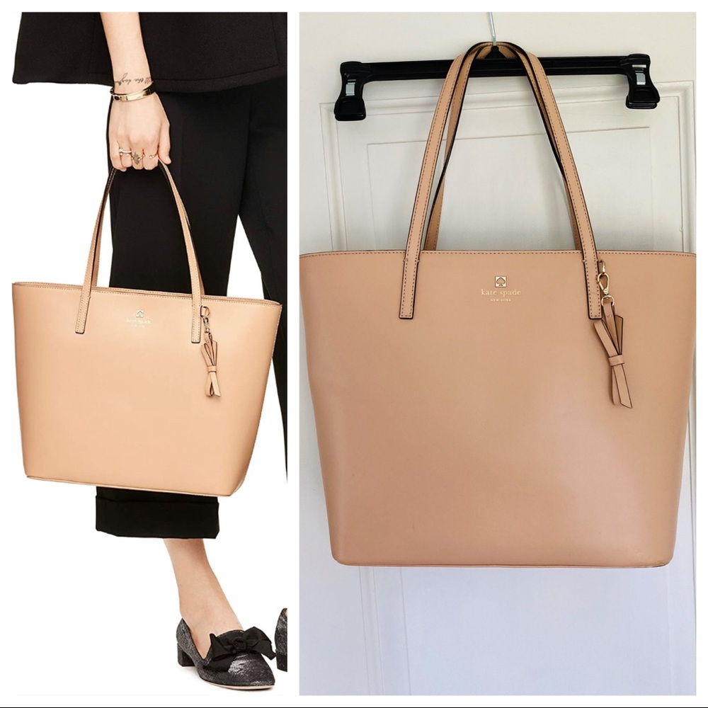 Kate Spade Sawyer Street Maxi Natural-broken strap